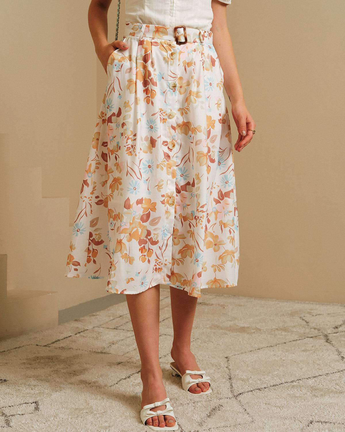 skirts-yellow-s-the-button-up-belted-floral-skirt-37733751259349